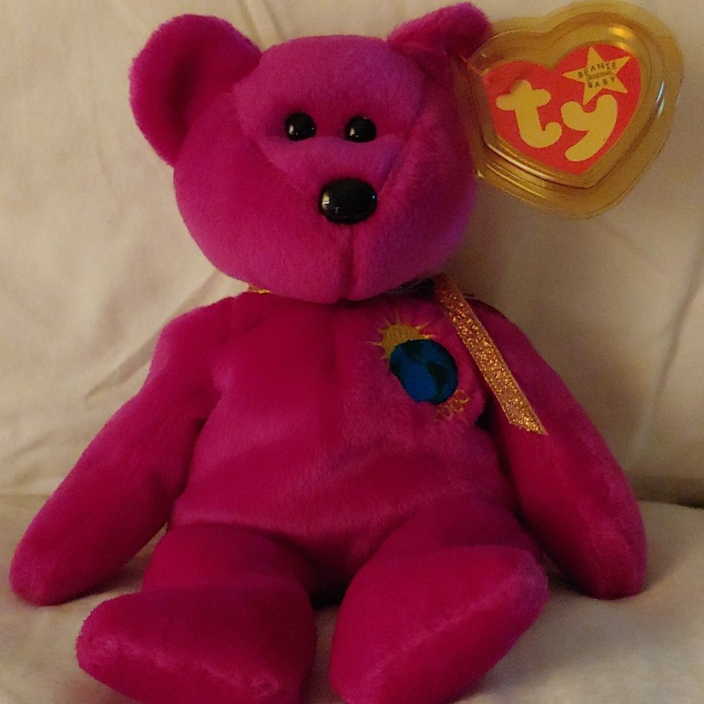 Ty 1999 Millennium Bear Beanie Baby-RARE